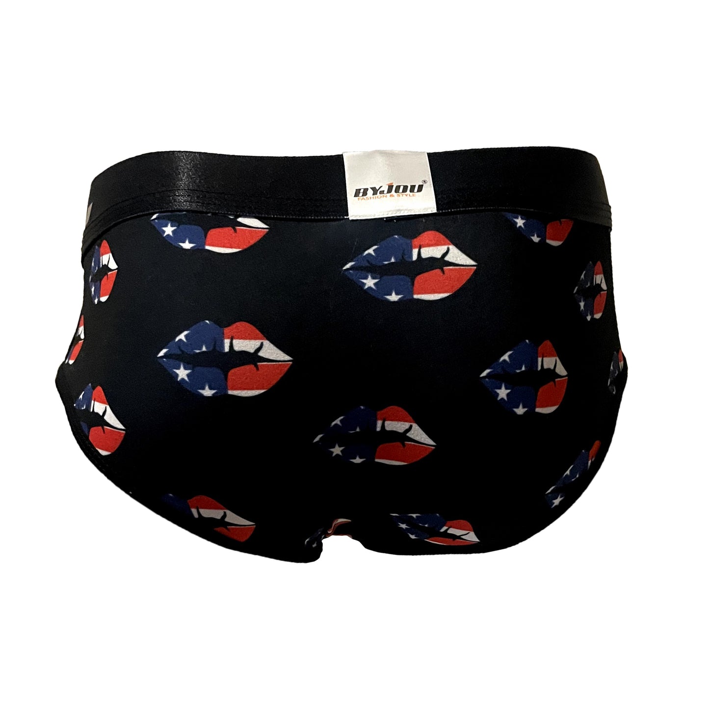 Boxer Men Brief Black Calzoncillo Lips Byjou NAUBYDIG16