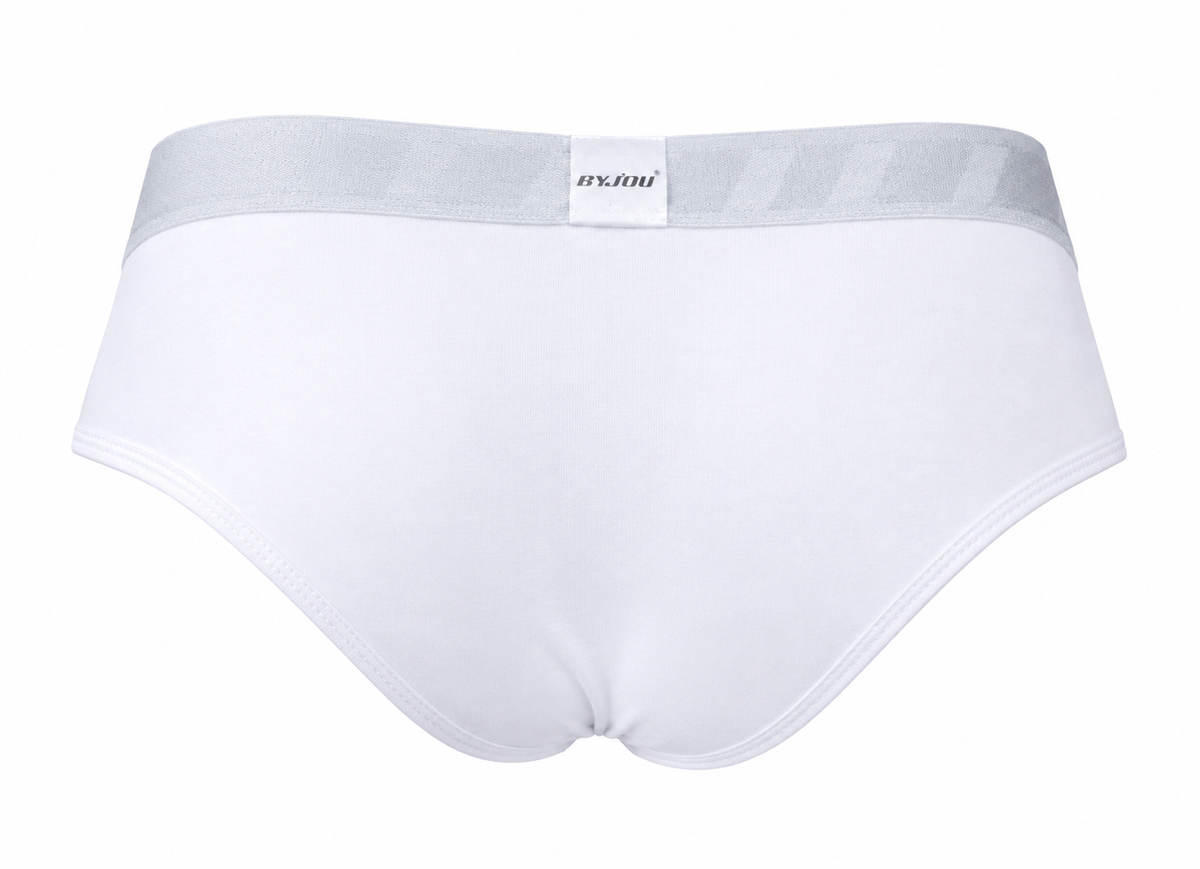 Men's White Nautico Boxer Briefs | Byjou Underwear
