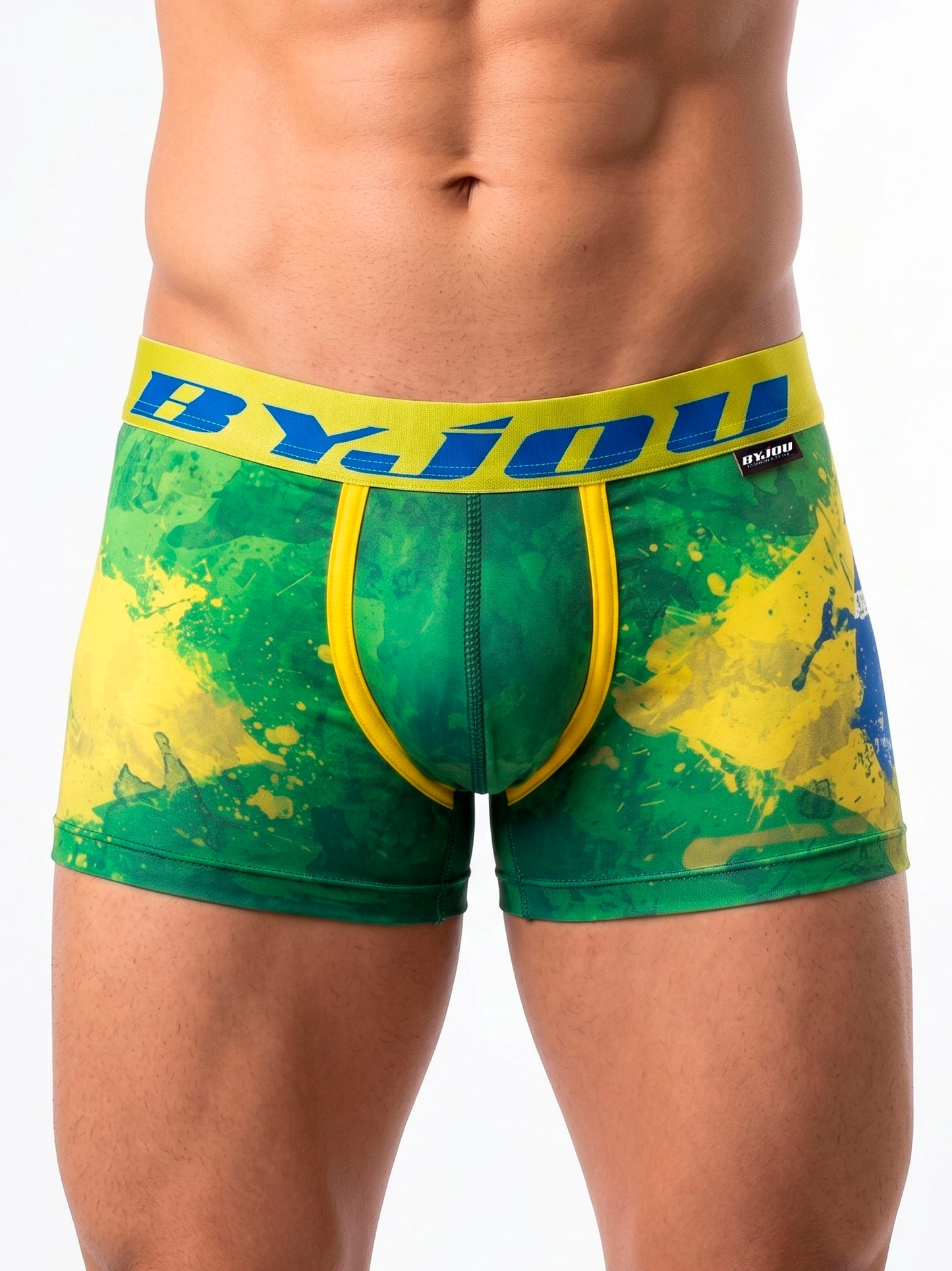 Men's Boxer Briefs The Samba Nation Edition - Soccer Flag Print 2026 - Byjouduha