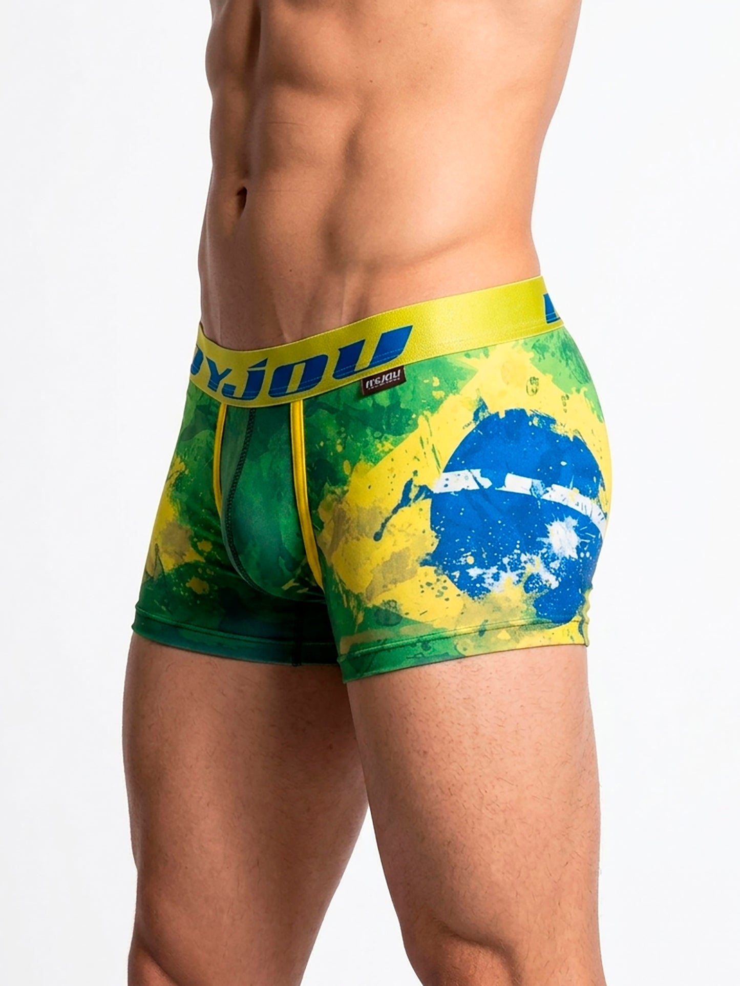 Men's Boxer Briefs The Samba Nation Edition - Soccer Flag Print 2026 - Byjouduha