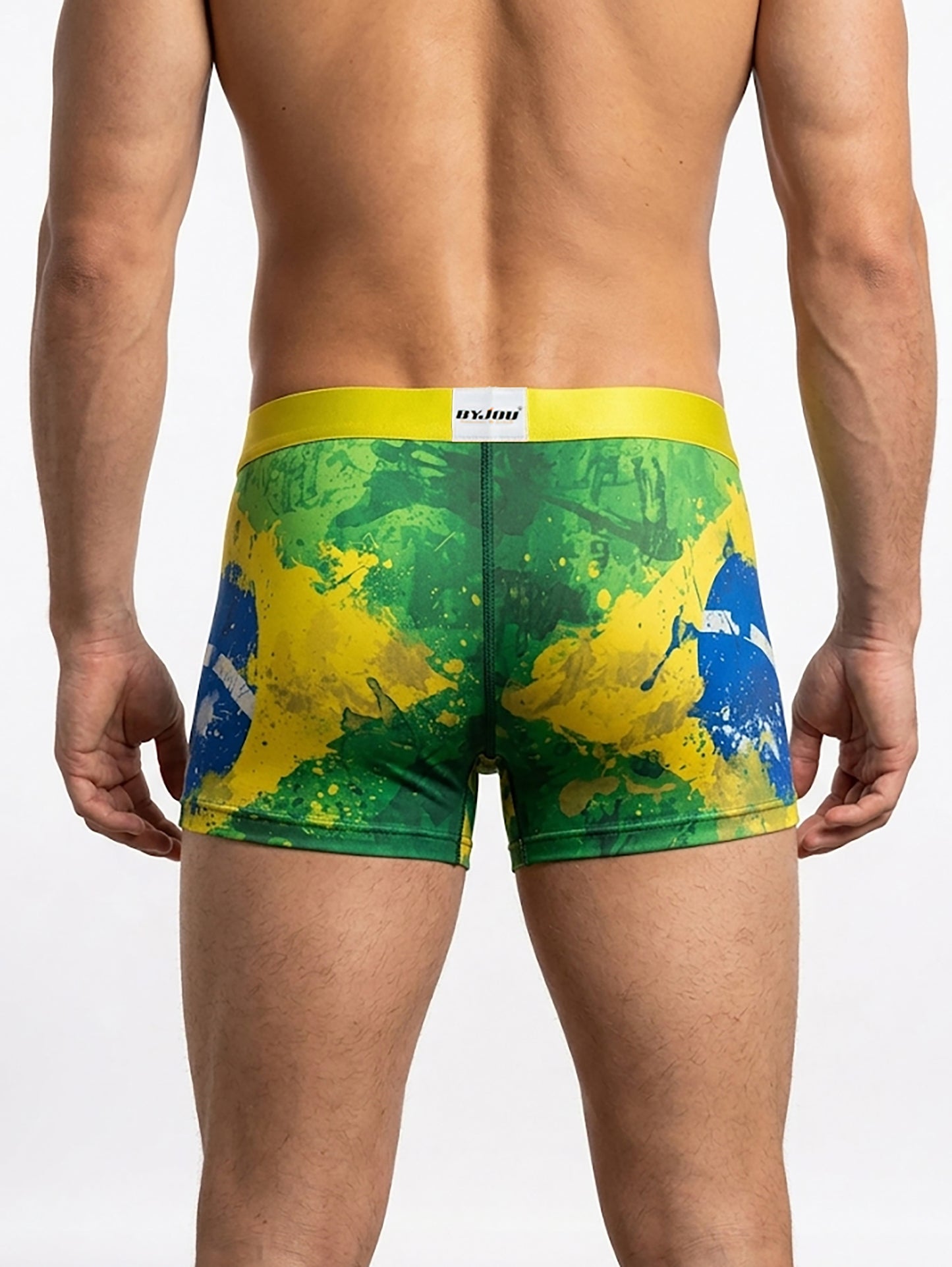Men's Boxer Briefs The Samba Nation Edition - Soccer Flag Print 2026 - Byjouduha