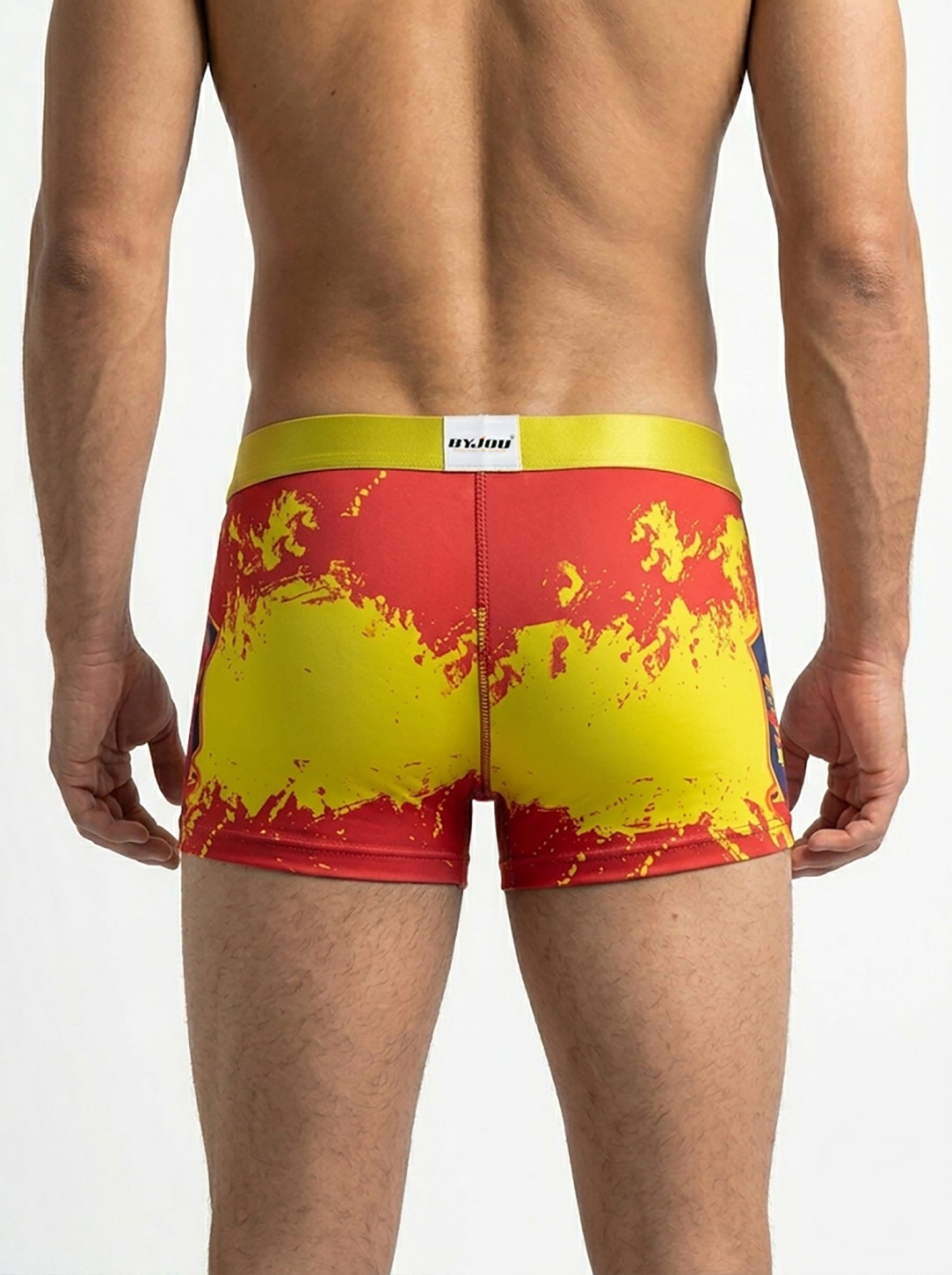 Men's Boxer for Men SPAIN, The Red Fury Edition - Soccer Flag Print 2026 Byjouduha