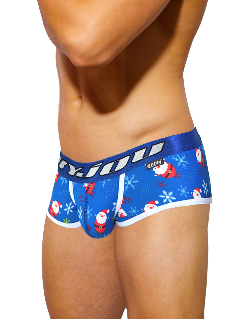 Men's Blue Nautico Christmas Briefs Santa | Byjou BNAUMX160