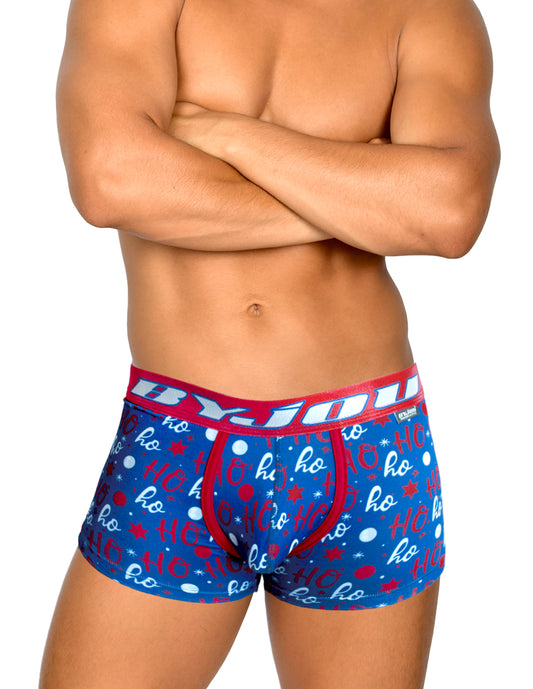 Men's Multicolor Victor Christmas Boxers hohoho | Byjou BVICMX100