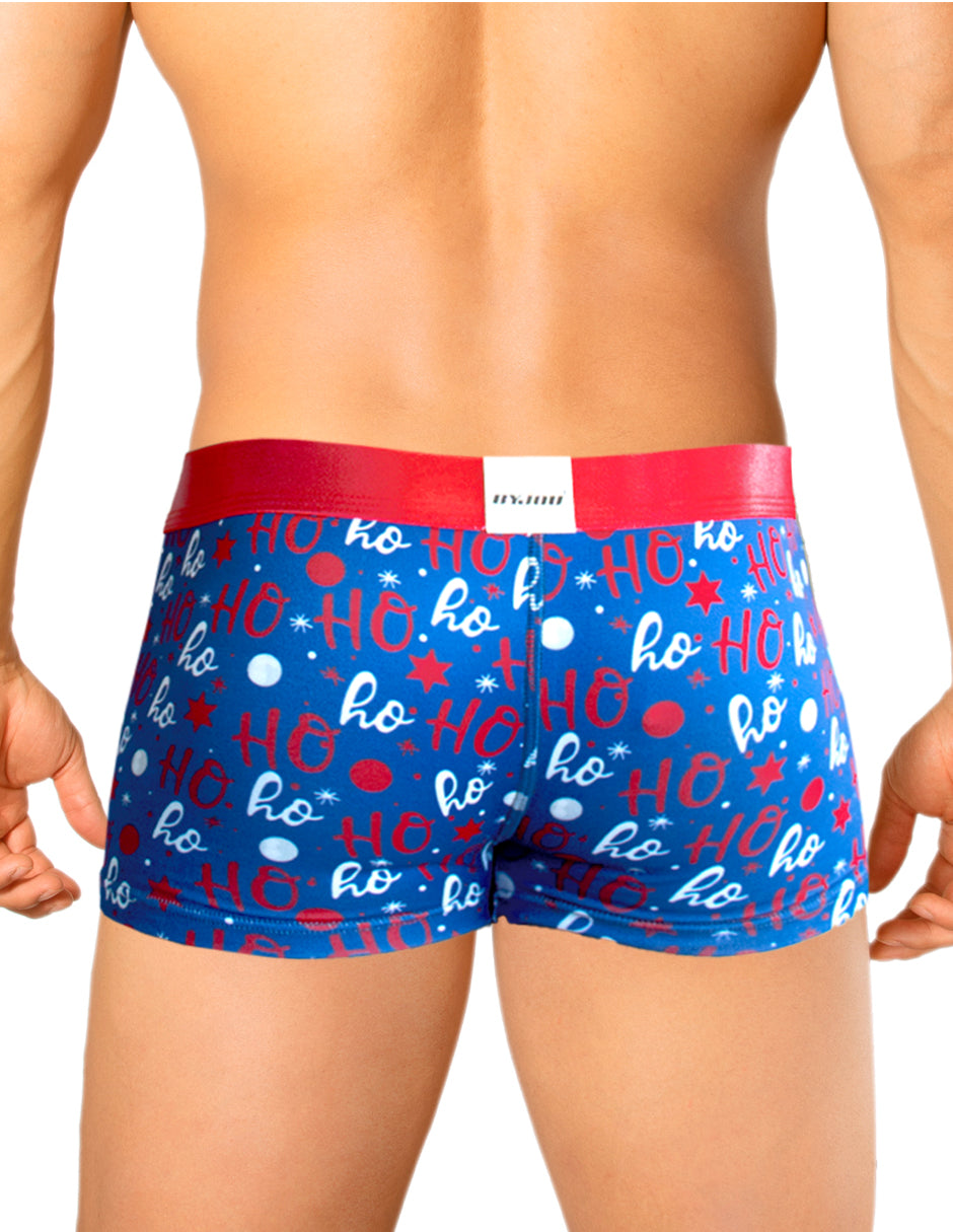 Men's Multicolor Victor Christmas Boxers hohoho | Byjou BVICMX100