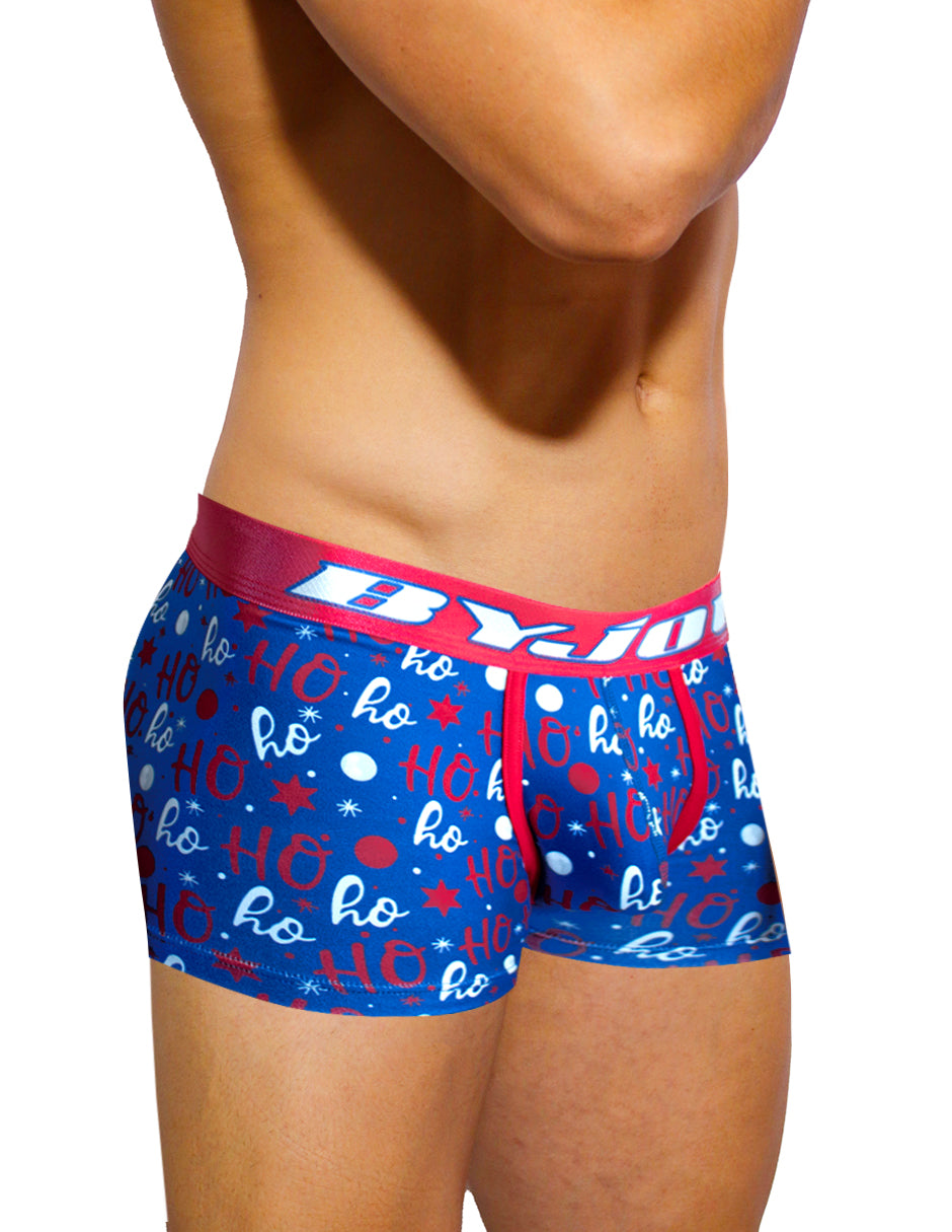 Men's Multicolor Victor Christmas Boxers hohoho | Byjou BVICMX100