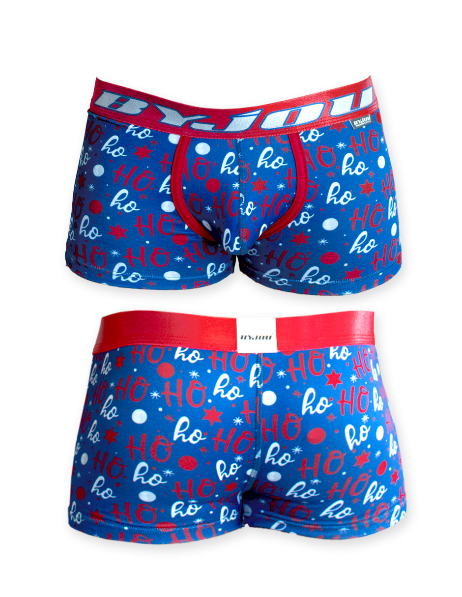 Men's Multicolor Victor Christmas Boxers hohoho | Byjou BVICMX100