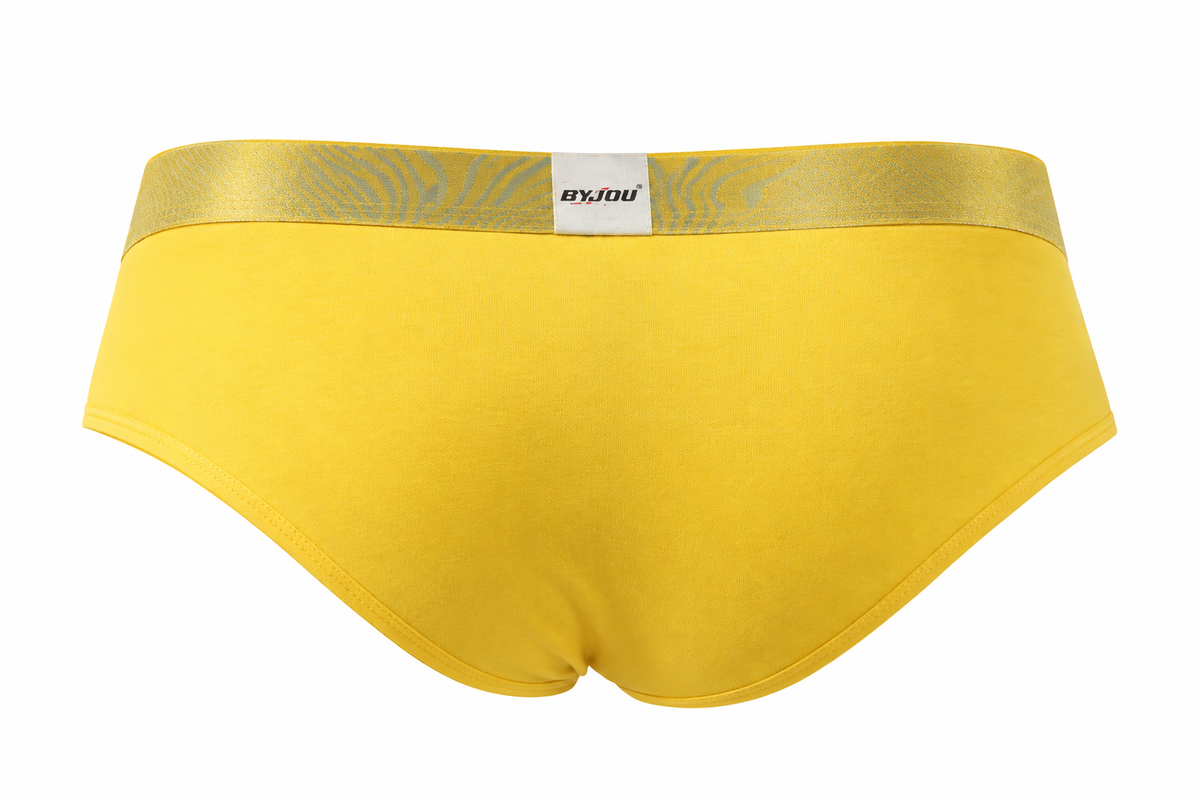 Men's Yellow Nautico Boxer Briefs | Byjou Underwear