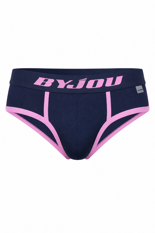 Men's Black & Pink Nautico Boxer Briefs | Byjou Underwear