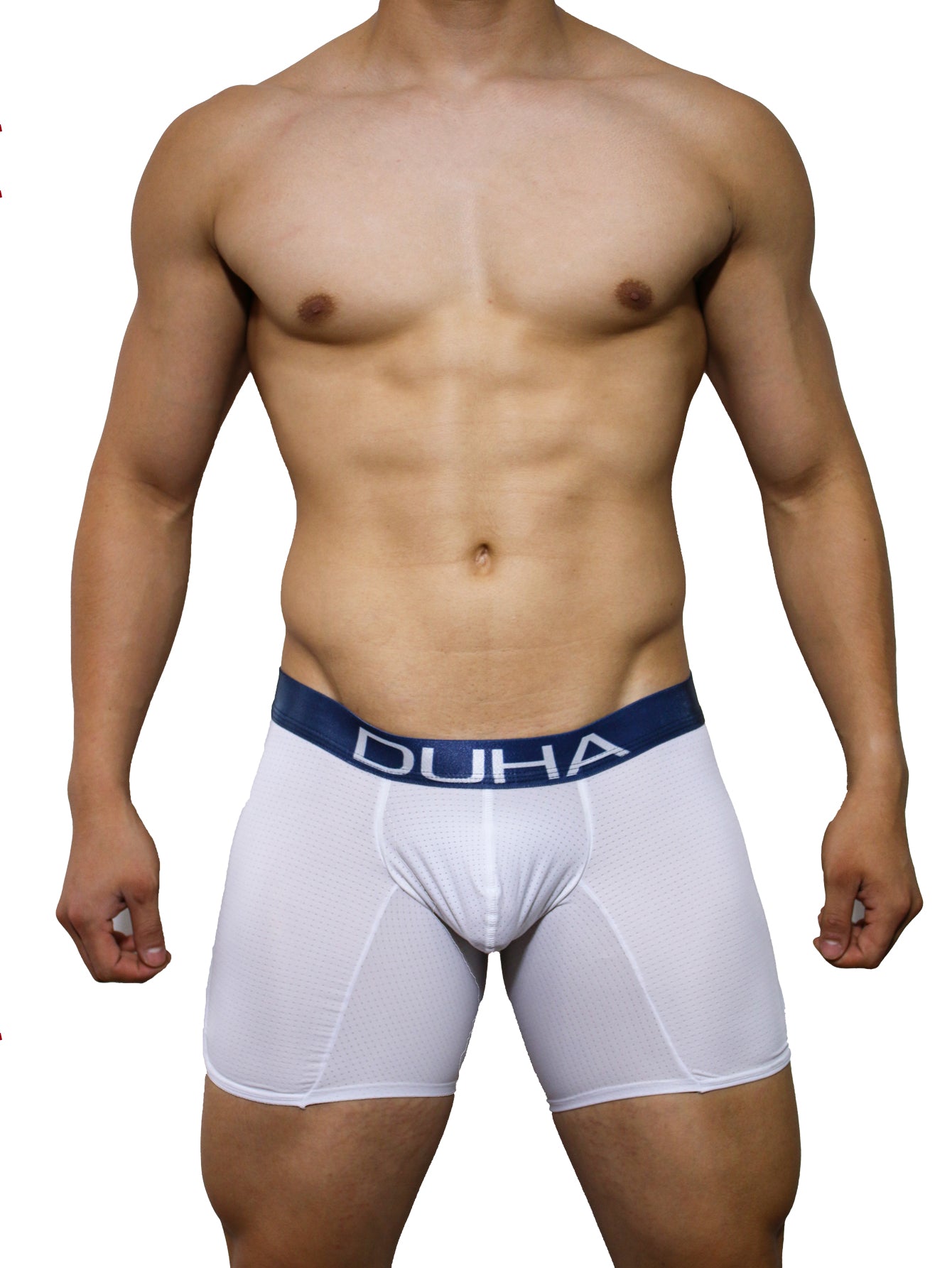 Boxer for Men Underwear White Duha Brief DJAGMX040