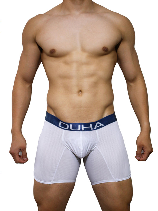 Boxer for Men Underwear White Duha Brief DJAGMX040