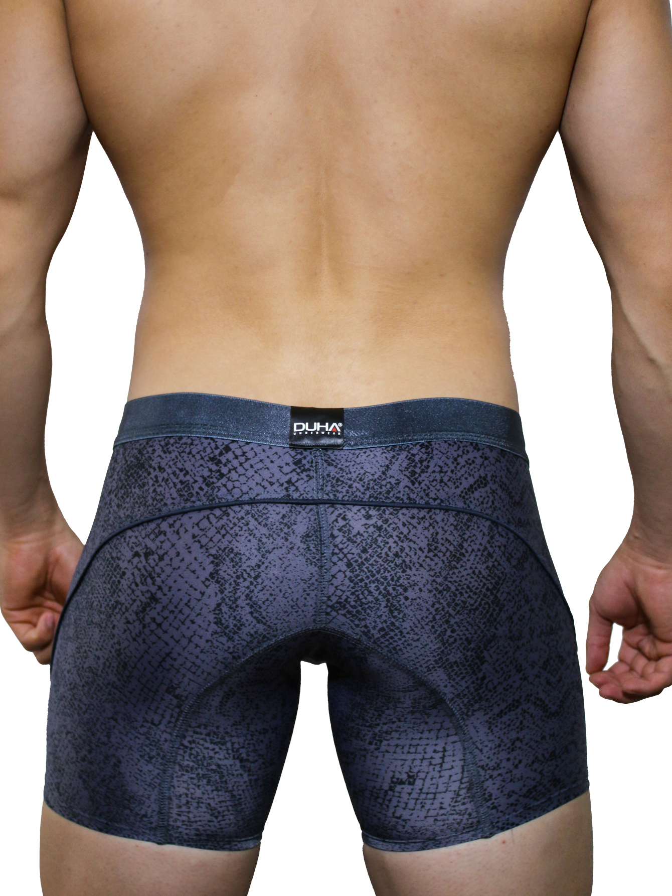Boxer for Men Underwear Grey Duha Brief DJAGMX049